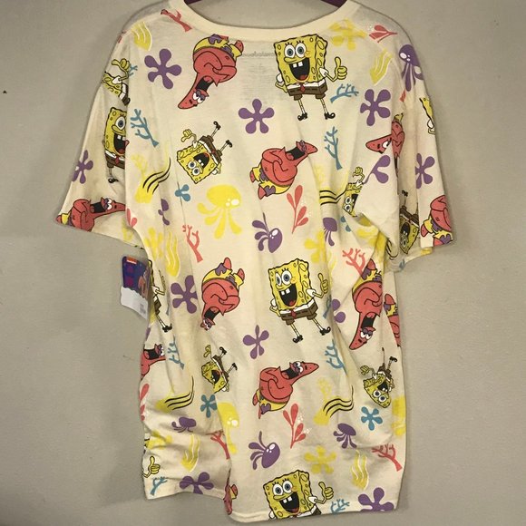 Nickelodeon SpongeBob Short Sleeve T Shirt - Picture 2 of 5